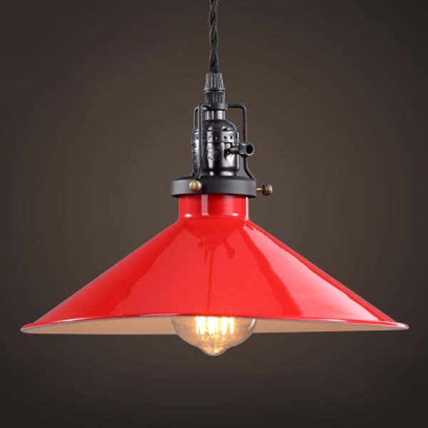 Красный подвесной светильник Loft Factory filament RED Черный матовый Красный (Red) Красный подвесной светильник Loft Factory filament RED Черный матовый Красный (Red) в Волгограде | Loft Concept