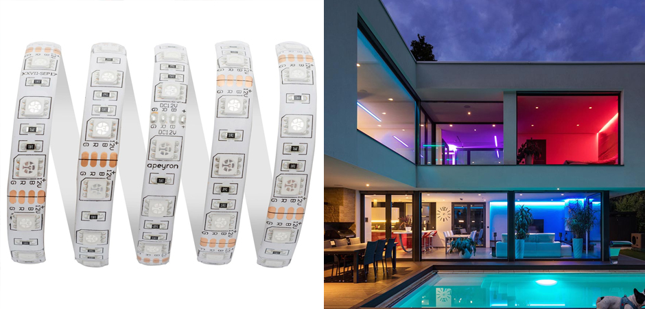 Светодиодная влагозащищенная лента 5М 14,4W/m 60LED/m 5050SMD разноцветная Светодиодная влагозащищенная лента 5М 14,4W/m 60LED/m 5050SMD разноцветная - Loft-Concept в Волгограде