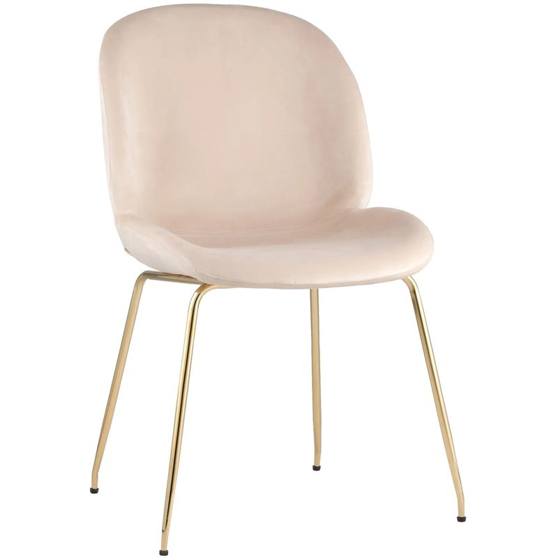 Стул Молочный Велюр Vendramin Chair Молочный Золотой Стул Молочный Велюр Vendramin Chair Молочный Золотой в Волгограде | Loft Concept