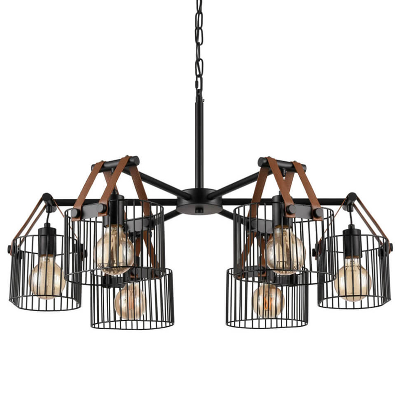 Люстра Cage Wire Color D76 Черный Люстра Cage Wire Color D76 Черный в Волгограде | Loft Concept