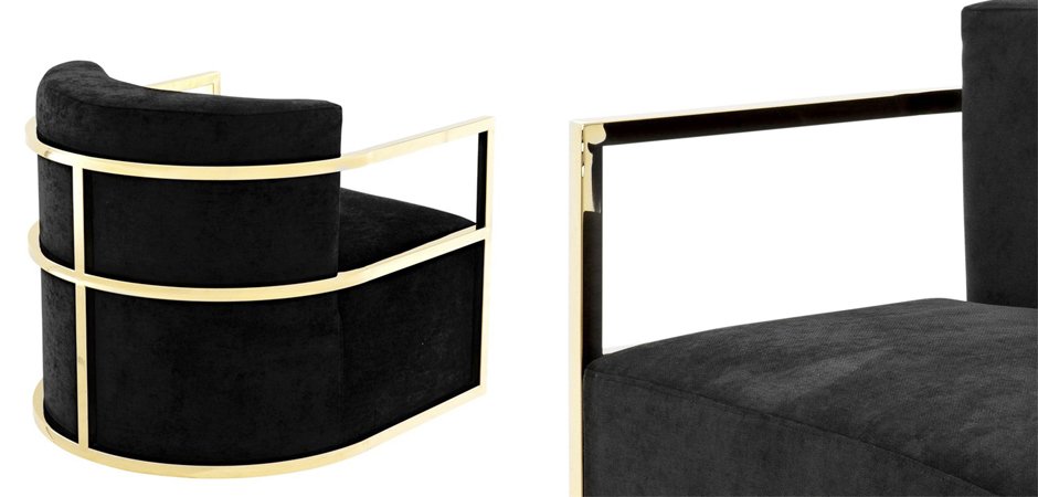 Кресло Eichholtz Chair Emilio Gold Кресло Eichholtz Chair Emilio Gold - Loft-Concept в Волгограде