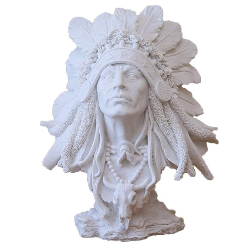 Native american indian figurine A Белый Native american indian figurine A Белый в Волгограде | Loft Concept