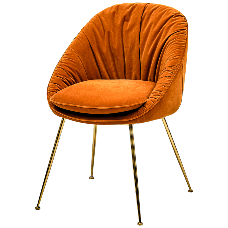 Стул Perrers Stool Orange Оранжевый Глянцевое золото Стул Perrers Stool Orange Оранжевый Глянцевое золото в Волгограде | Loft Concept