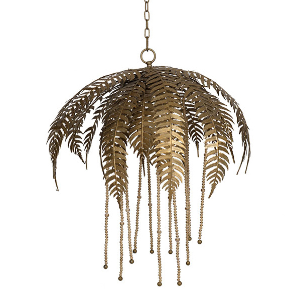 Люстра Thin Palm Chandelier Золотой Люстра Thin Palm Chandelier Золотой в Волгограде | Loft Concept