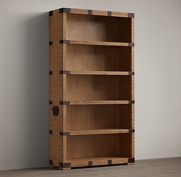 Стеллаж Vintage Loft Rack 2 Дуб темный Стеллаж Vintage Loft Rack 2 Дуб темный в Волгограде | Loft Concept