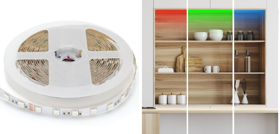 Светодиодная лента 15W/m 60LED/m 5050SMD разноцветная 5M Светодиодная лента 15W/m 60LED/m 5050SMD разноцветная 5M - Loft-Concept в Волгограде