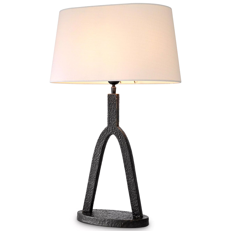 Настольная лампа Eichholtz Table lamp Coosa Темная бронза Белый Настольная лампа Eichholtz Table lamp Coosa Темная бронза Белый в Волгограде | Loft Concept