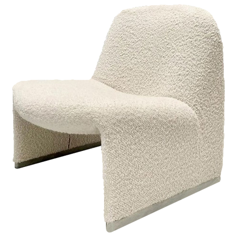 Кресло Kaydan White Boucle Armchair Кресло Kaydan White Boucle Armchair в Волгограде | Loft Concept