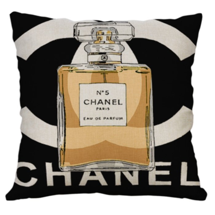 Декоративная подушка CHANEL III Черный Желтый Декоративная подушка CHANEL III Черный Желтый в Волгограде | Loft Concept