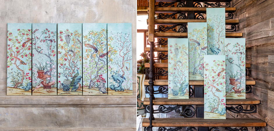 Постер Blue Chinoiserie 1 Постер Blue Chinoiserie 1 - Loft-Concept в Волгограде