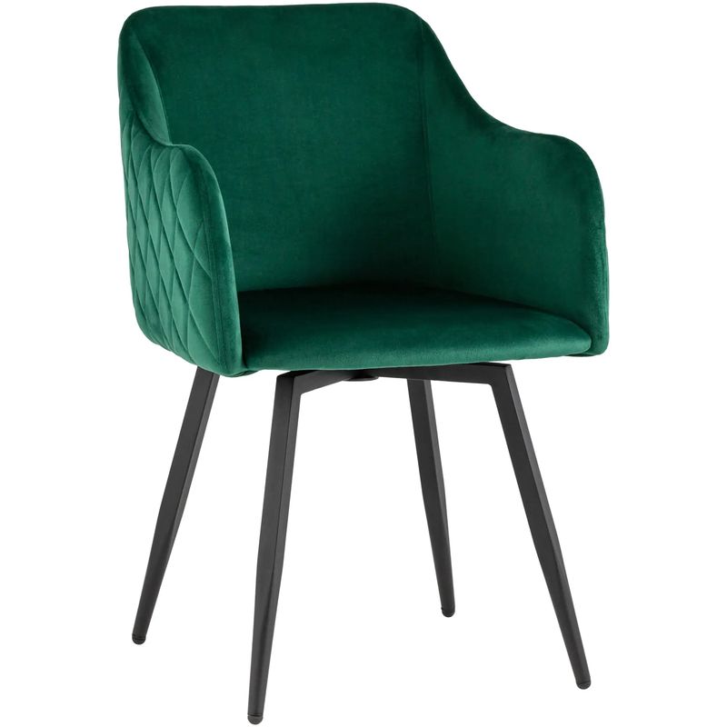 Стул Вращающийся Nika Chair Цвет Изумрудный Зеленый Изумрудный Черный Стул Вращающийся Nika Chair Цвет Изумрудный Зеленый Изумрудный Черный в Волгограде | Loft Concept