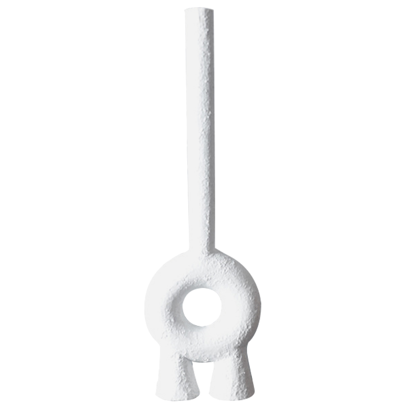 Ваза Long Neck Ceramic Vase by Faina Белый Ваза Long Neck Ceramic Vase by Faina Белый в Волгограде | Loft Concept