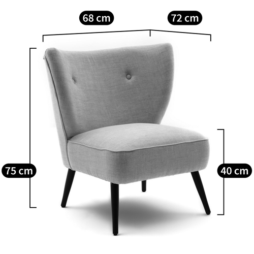 Кресло с декором бахрома Linen Fringe Chair Beige Кресло с декором бахрома Linen Fringe Chair Beige в Волгограде