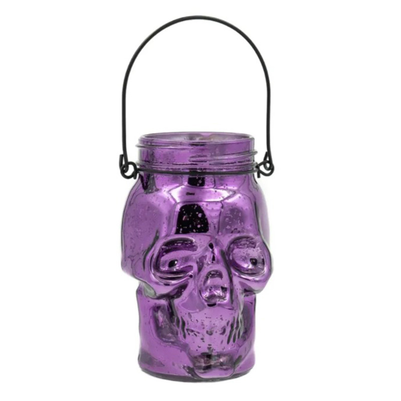 Подсвечник Glass Skull Пурпурный в Волгограде | Loft Concept 