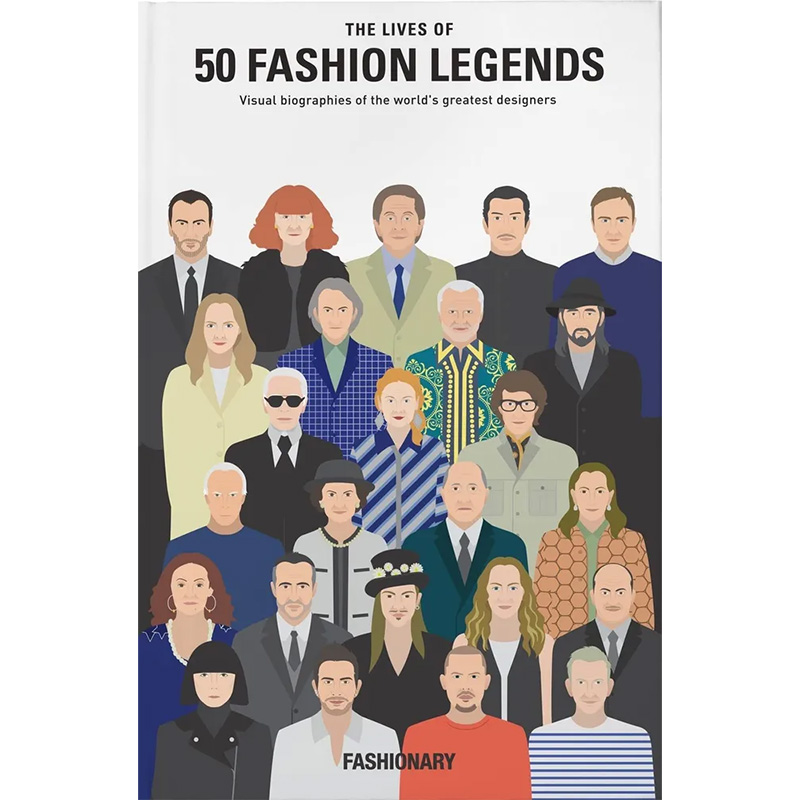 The Lives of 50 Fashion Legends Белый Мульти в Волгограде | Loft Concept 