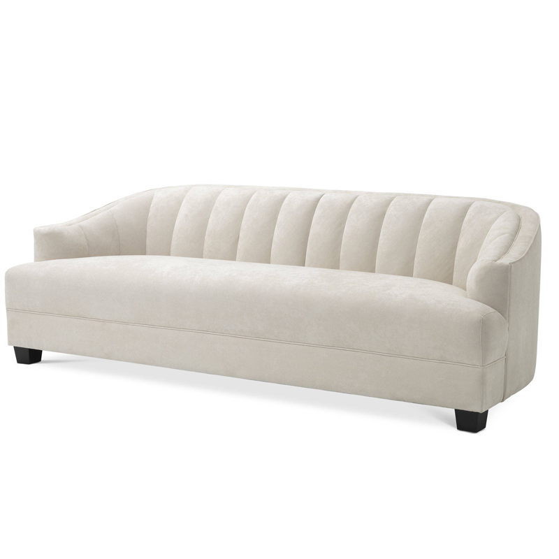 Диван Eichholtz Sofa Polaris ivory ( слоновая кость ) Черный Диван Eichholtz Sofa Polaris ivory ( слоновая кость ) Черный в Волгограде | Loft Concept