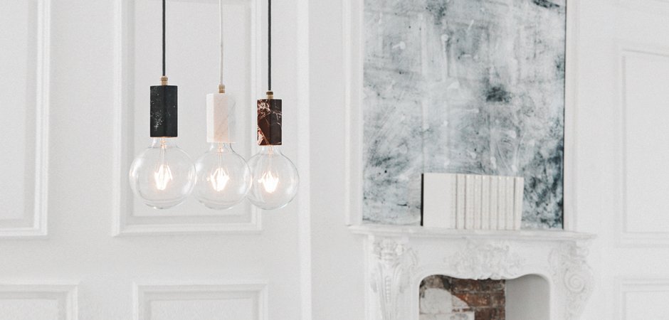 Подвесной светильник MARMOR TROM Bianco Подвесной светильник MARMOR TROM Bianco - Loft-Concept в Волгограде