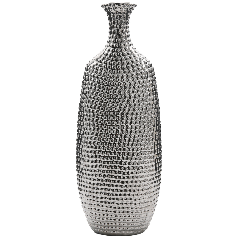 Декоративная ваза Silver Pearle Серебряный Декоративная ваза Silver Pearle Серебряный в Волгограде | Loft Concept