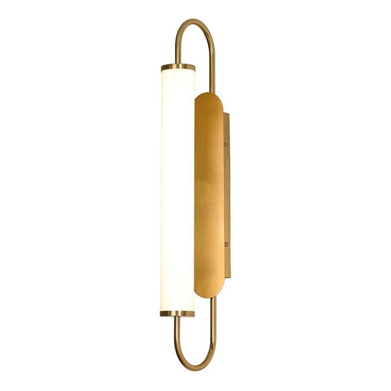 Бра Nigel Wall Lamp Белый матовое золото Бра Nigel Wall Lamp Белый матовое золото в Волгограде | Loft Concept