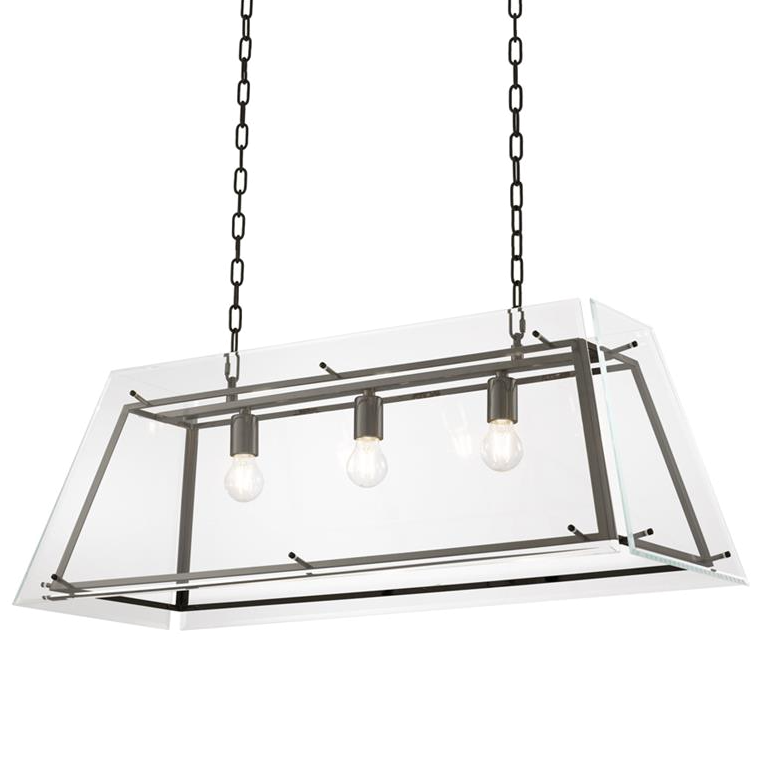 Люстра Chandelier Azure L Bronze Темная бронза Прозрачный (Transparent) Люстра Chandelier Azure L Bronze Темная бронза Прозрачный (Transparent) в Волгограде | Loft Concept