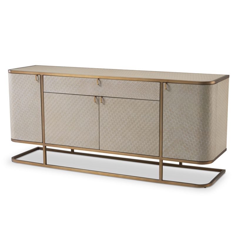 Комод Eichholtz Dresser Napa Valley oak Бежевый Матовая латунь Комод Eichholtz Dresser Napa Valley oak Бежевый Матовая латунь в Волгограде | Loft Concept
