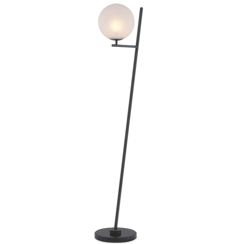 Торшер Eichholtz Floor Lamp Flynn Bronze Темная бронза Белый Черный Мрамор Nero Торшер Eichholtz Floor Lamp Flynn Bronze Темная бронза Белый Черный Мрамор Nero в Волгограде | Loft Concept