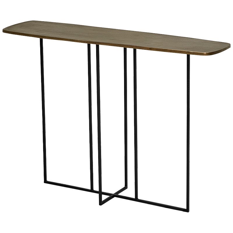 Консоль Rainer Console Винтажная латунь в Волгограде | Loft Concept 
