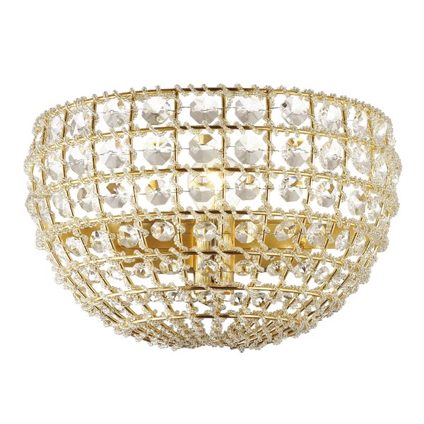 Бра Casbah Crystal Wall Lamp Gold Прозрачный Глянцевое золото Бра Casbah Crystal Wall Lamp Gold Прозрачный Глянцевое золото в Волгограде | Loft Concept