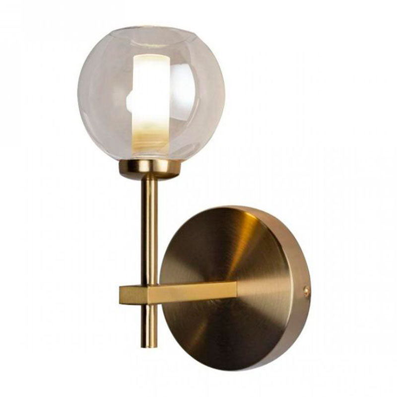 Бра RH Boule de Cristal Single Wall Lamp amber Gold Золотой Амбре янтарь Бра RH Boule de Cristal Single Wall Lamp amber Gold Золотой Амбре янтарь в Волгограде | Loft Concept