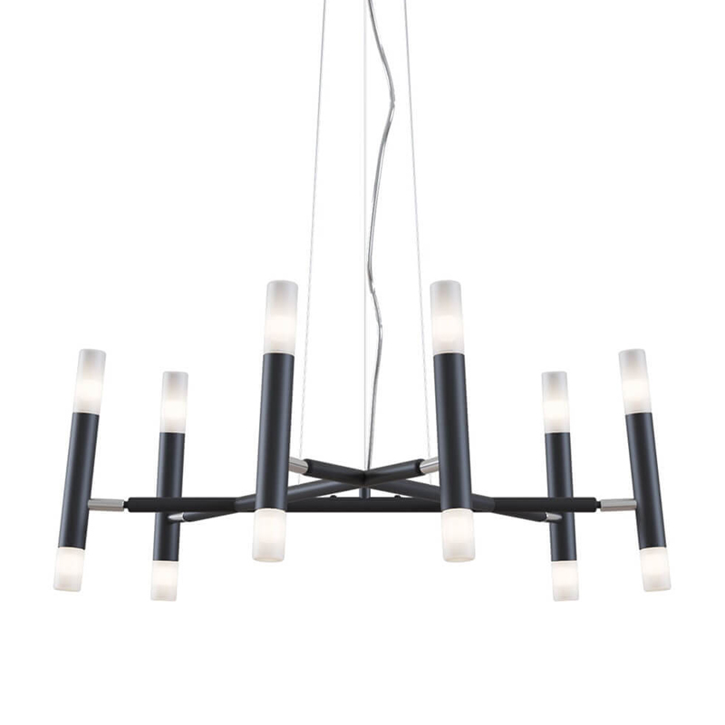 Люстра Arnaut Chandelier 12 Черный Люстра Arnaut Chandelier 12 Черный в Волгограде | Loft Concept