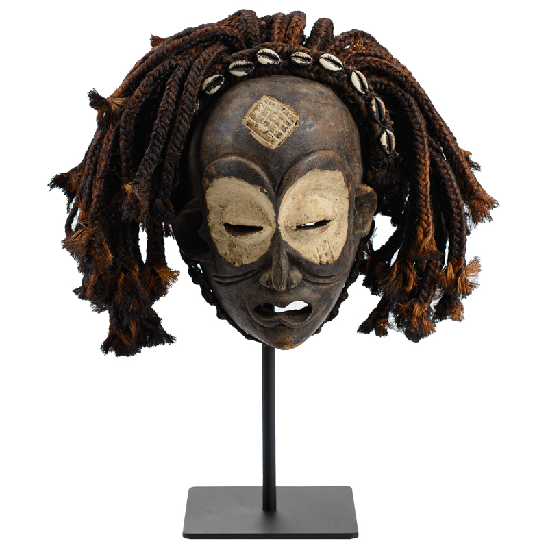 Маска African Mask Shaman Коричневый Черный Маска African Mask Shaman Коричневый Черный в Волгограде | Loft Concept
