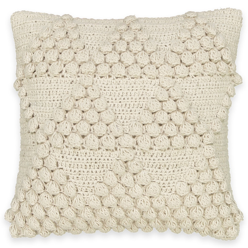 Подушка Macrame Nodules Молочный Подушка Macrame Nodules Молочный в Волгограде | Loft Concept