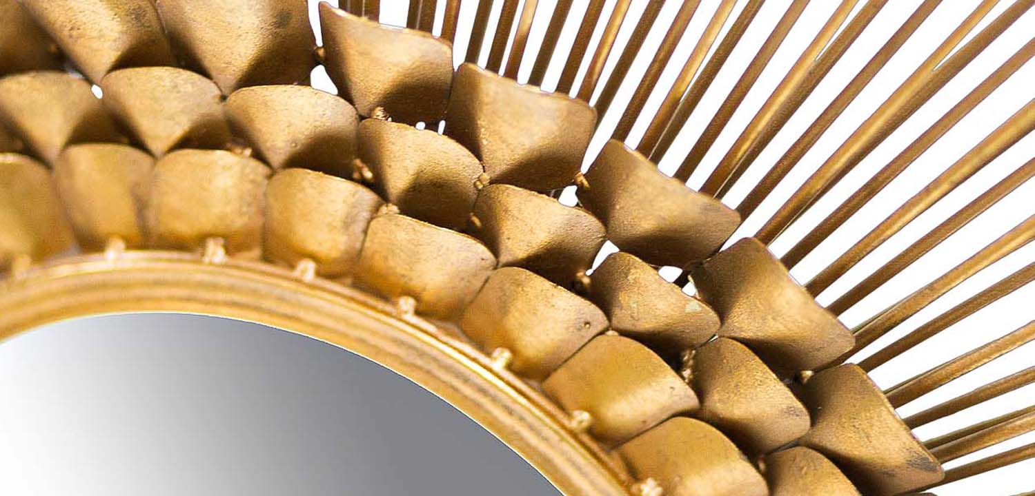 Зеркало-солнце Golden Petals Mirror Sun - фото