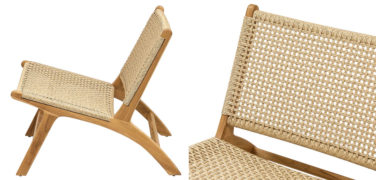 Кресло Wicker Rana lounge Chair - фото