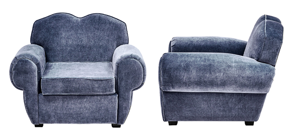 Кресло Braganza Chair Dusty Blueberry Кресло Braganza Chair Dusty Blueberry - Loft-Concept в Волгограде