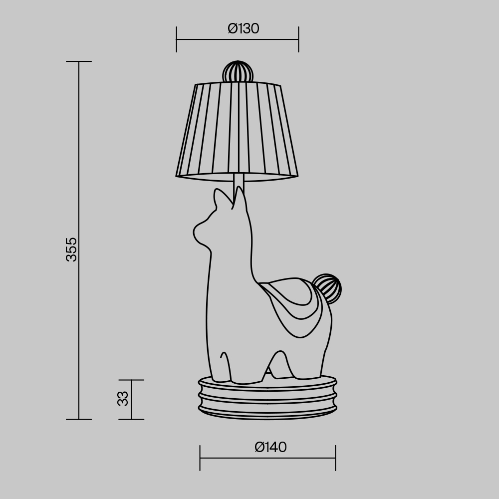 Настольный светильник Senor Alpaca 3000К 7Вт в Волгограде