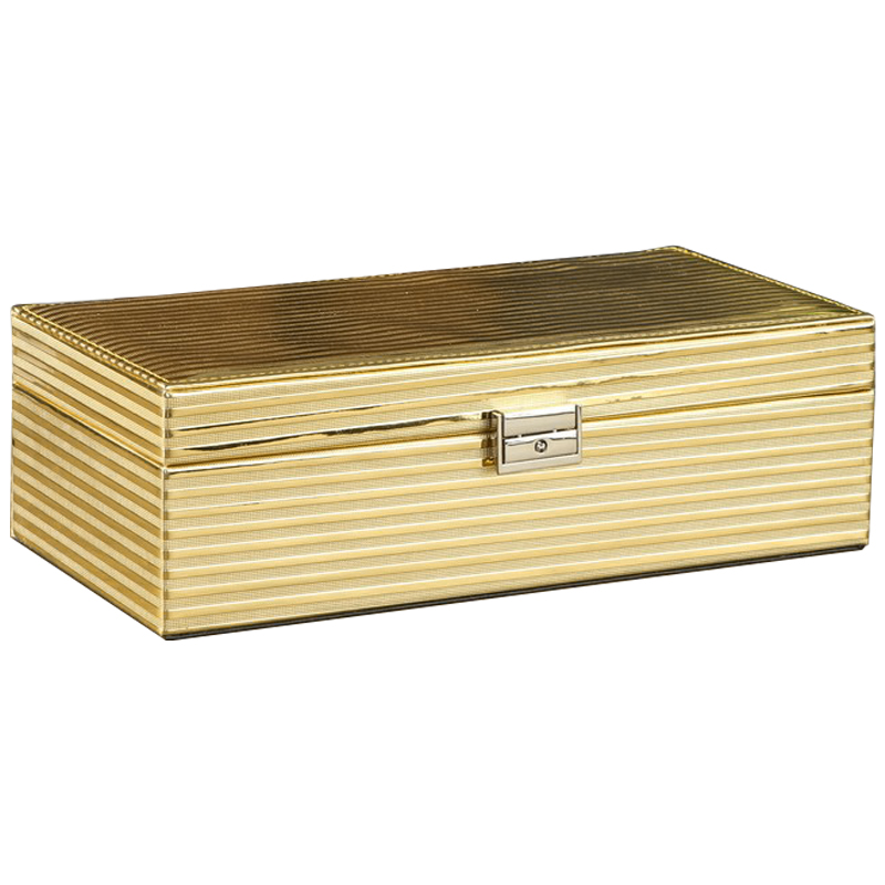 Шкатулка Afira Jewerly Organizer Box Золотой Шкатулка Afira Jewerly Organizer Box Золотой в Волгограде | Loft Concept