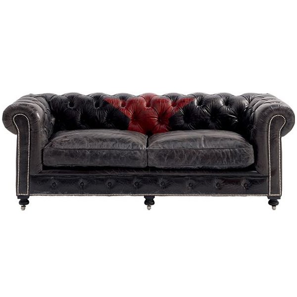 Диван Rebel Mao Red Star Черный Диван Rebel Mao Red Star Черный в Волгограде | Loft Concept