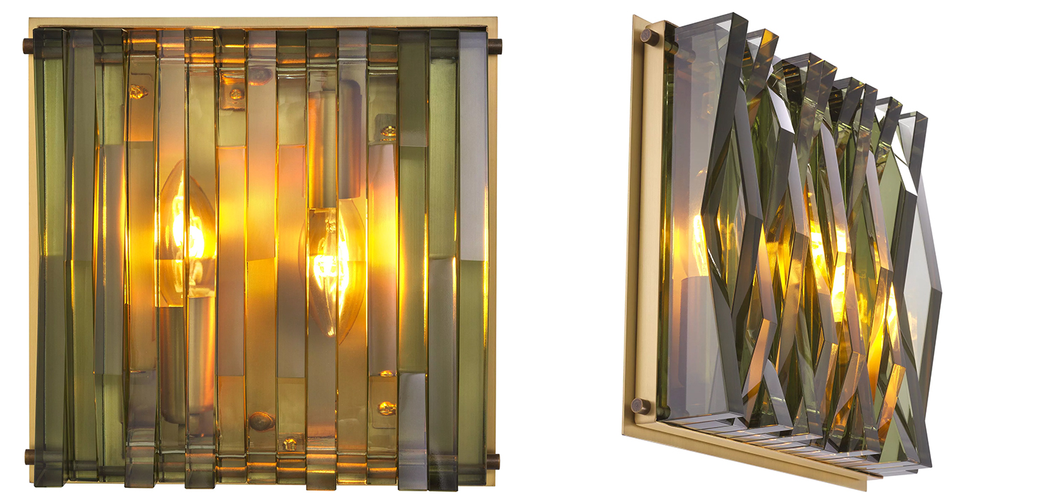 Бра Eichholtz Wall Lamp Nuvola S Green - фото