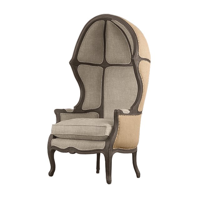 Кресло купол RH Versailles Domed Burlap Backed Chair ivory ( слоновая кость ) Серый Дерево Акация Кресло купол RH Versailles Domed Burlap Backed Chair ivory ( слоновая кость ) Серый Дерево Акация в Волгограде | Loft Concept