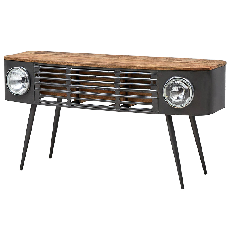 Консоль Loft Car Console Table Древесина Графит Консоль Loft Car Console Table Древесина Графит в Волгограде | Loft Concept