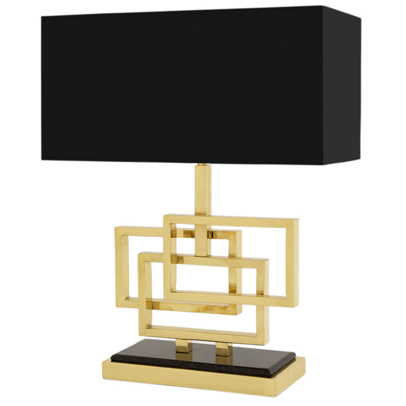 Настольная лампа Eichholtz Table Lamp Windolf Brass Латунь Черный Настольная лампа Eichholtz Table Lamp Windolf Brass Латунь Черный в Волгограде | Loft Concept