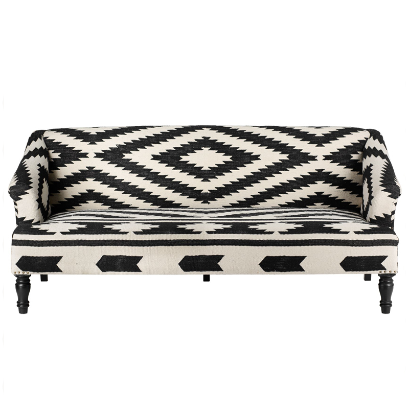 Диван Черно-Белый Келим KELIM Sofa Черно-белый Диван Черно-Белый Келим KELIM Sofa Черно-белый в Волгограде | Loft Concept