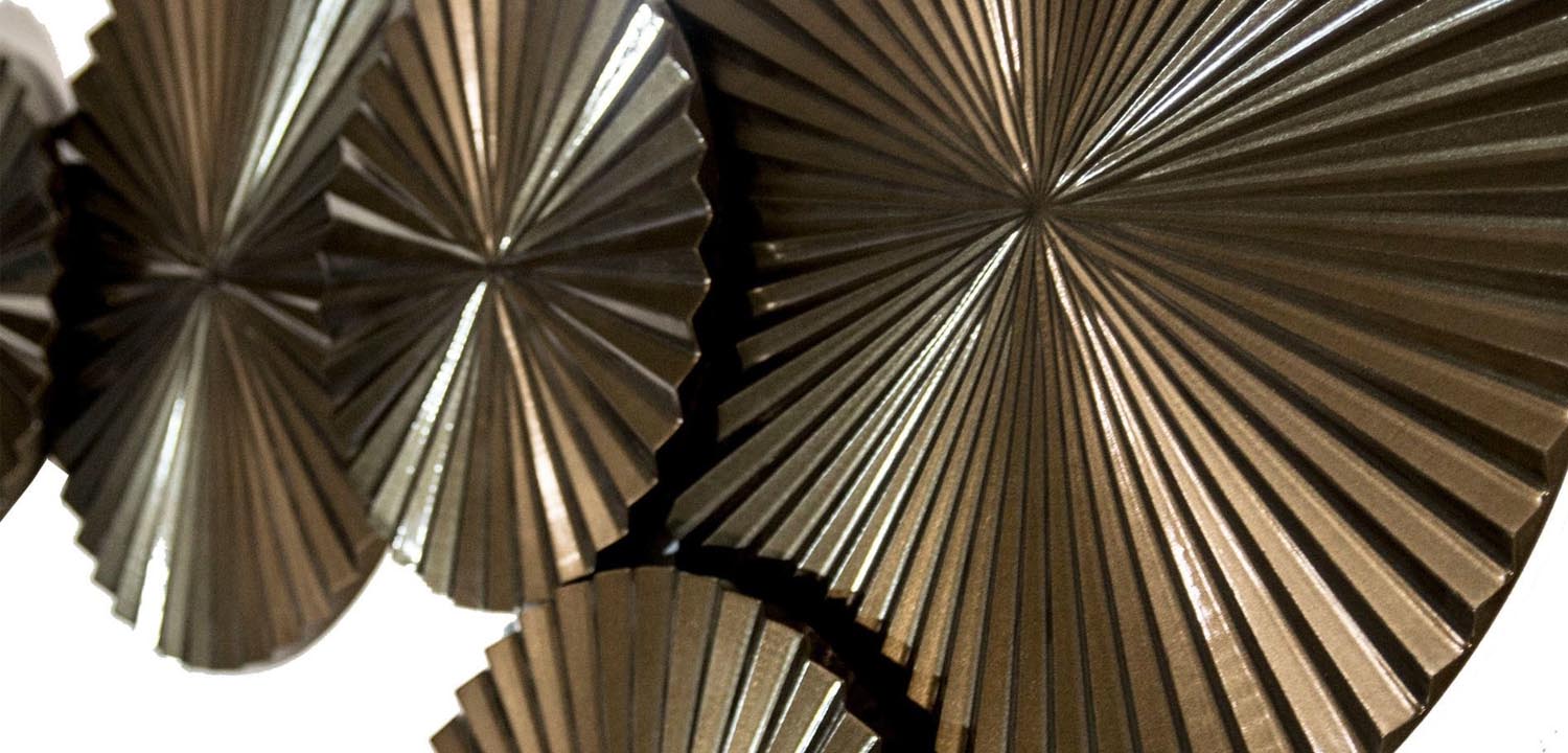 Арт-объект Apollo Brown Wall Plaque Disc 5 - фото