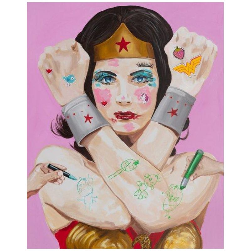 Картина Inner Child - Wonder Woman Мульти Картина Inner Child - Wonder Woman Мульти в Волгограде | Loft Concept