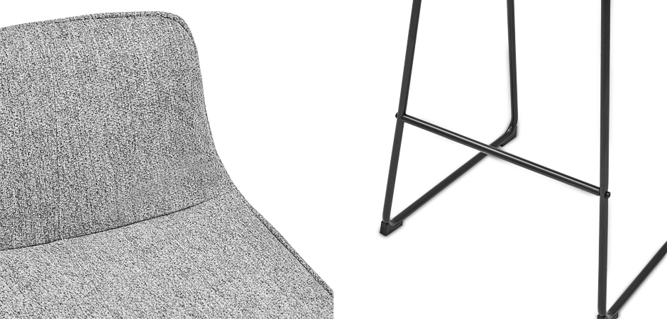 Барный стул Alonzo Bar Stool Gray Барный стул Alonzo Bar Stool Gray - Loft-Concept в Волгограде