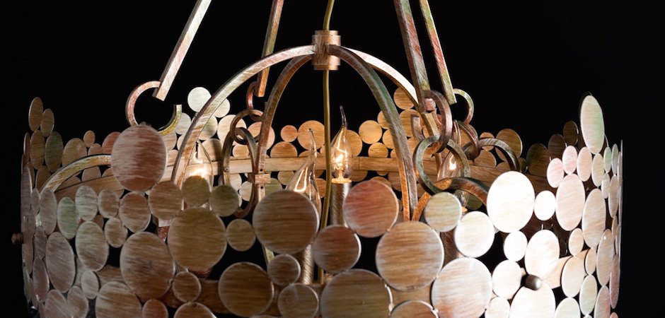 Люстра Round Iron Shod Chandelier Люстра Round Iron Shod Chandelier - Loft-Concept в Волгограде