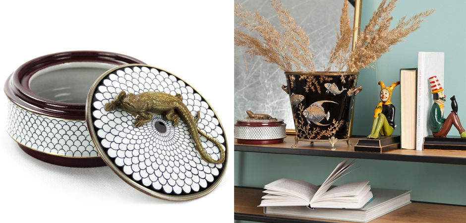 Шкатулка Box Bronze Lizard Шкатулка Box Bronze Lizard - Loft-Concept в Волгограде