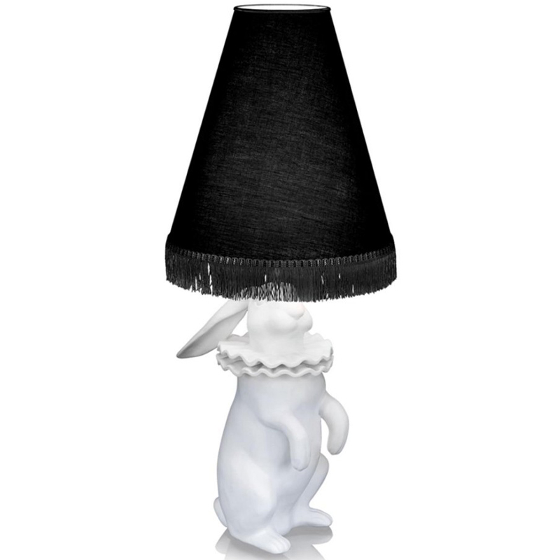 Настольная лампа Lamptable Rabbit Black Белый Черный в Волгограде | Loft Concept 