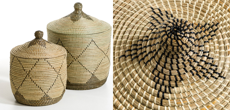 Ваза с крышкой Wicker Vase With Lid Ваза с крышкой Wicker Vase With Lid - Loft-Concept в Волгограде